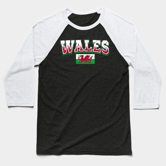 Wales Baseball T-Shirt by Mila46